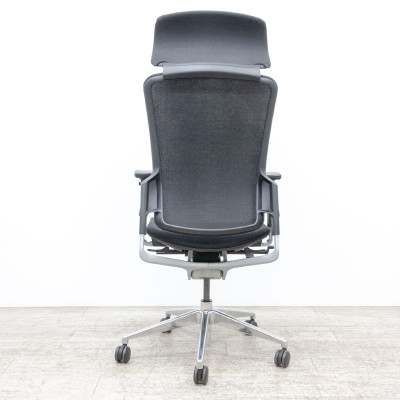 EUROSIT Fauteuil en résille Noir 4D