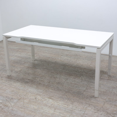 Bureau droit L160 Blanc