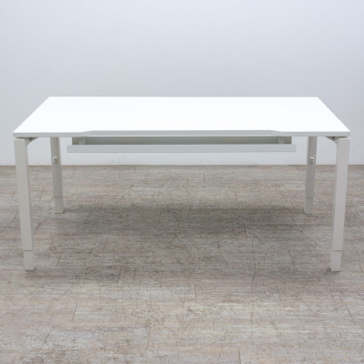 Bureau droit L160 Blanc