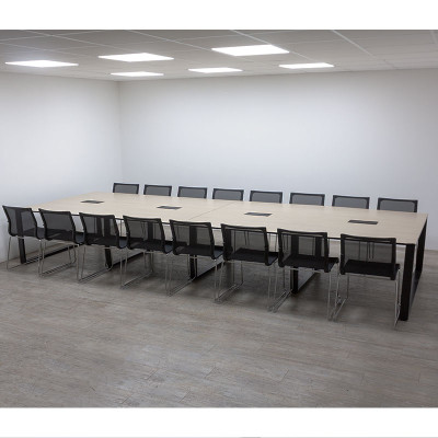 TECHO Table L480 Chêne / Noir