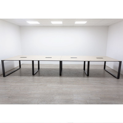 TECHO Table L480 Chêne / Noir