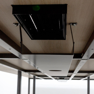 TECHO Table L480 Chêne / Noir