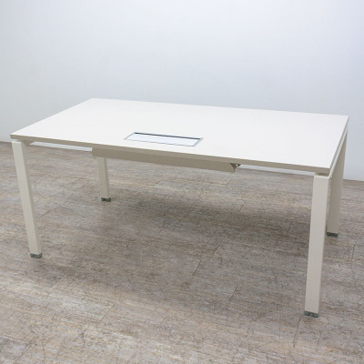 MAJENCIA Bureau L160 Gris / Blanc