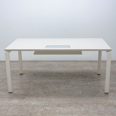 MAJENCIA Bureau L160 Gris / Blanc