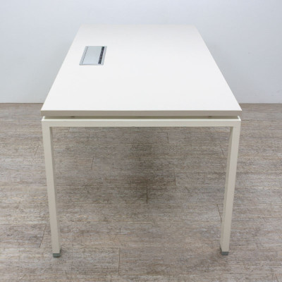 MAJENCIA Bureau L160 Gris / Blanc