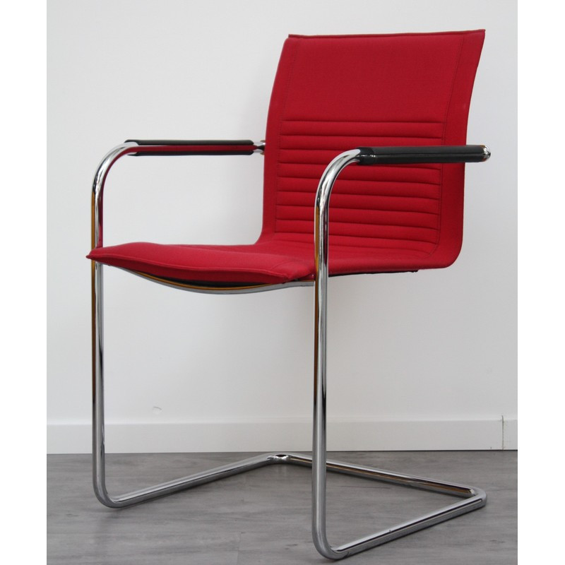 Chaise visiteur luge Rouge