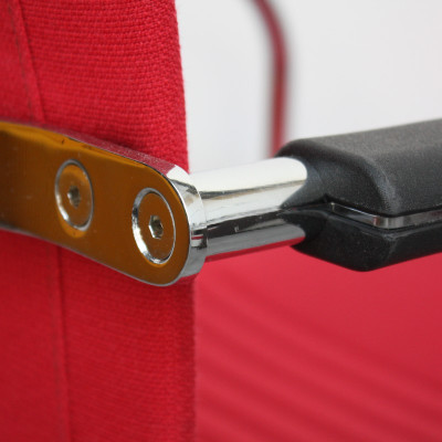 Chaise visiteur luge Rouge