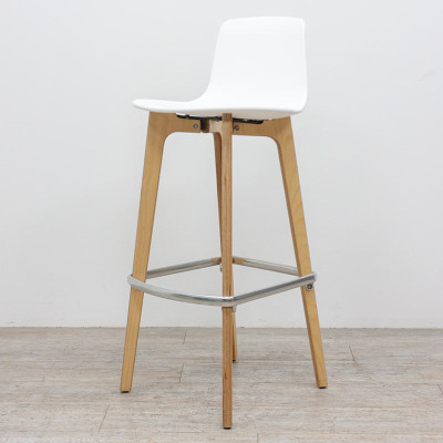 Tabouret Enea Lottus Wood Blanc