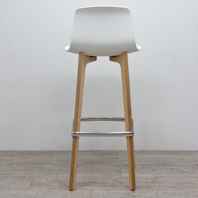 Tabouret Enea Lottus Wood Blanc