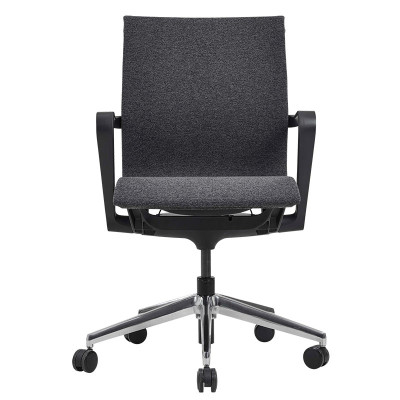 Zagreb gris accoudoirs fixes