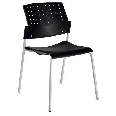 Chaise visiteur Circe noire