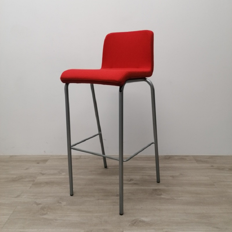 Tabouret Steelcase B-Free Rouge