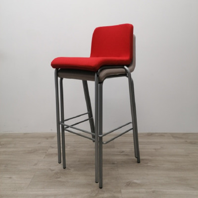 Tabouret Steelcase B-Free Rouge