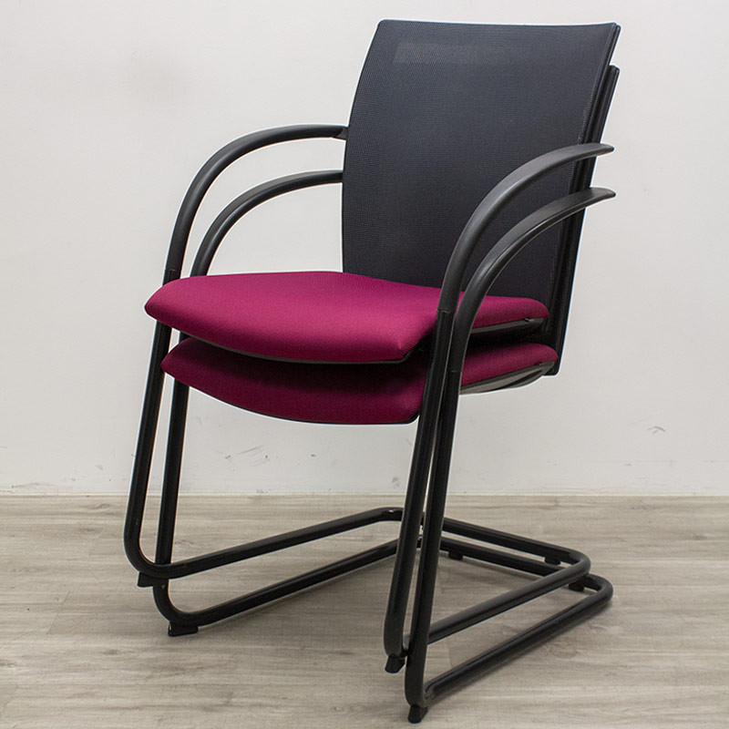 Chaise Konig+Neurath Luge Pourpre