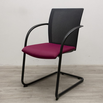 Chaise Konig+Neurath Luge Pourpre