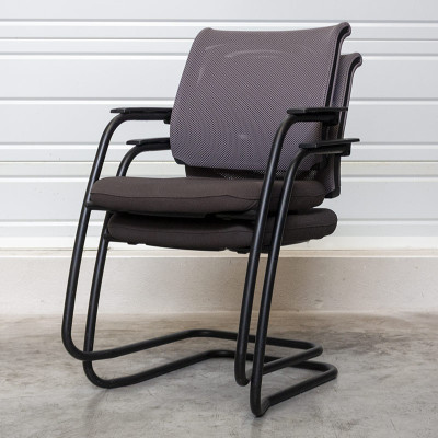 Chaise SEDUS Netwin Taupe / Gris