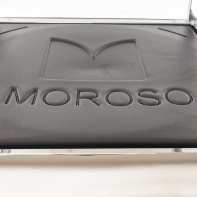 Tabouret Moroso Simili cuir Taupe