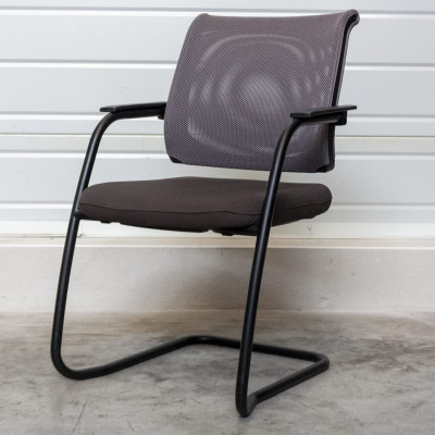 Chaise SEDUS Netwin Taupe / Gris