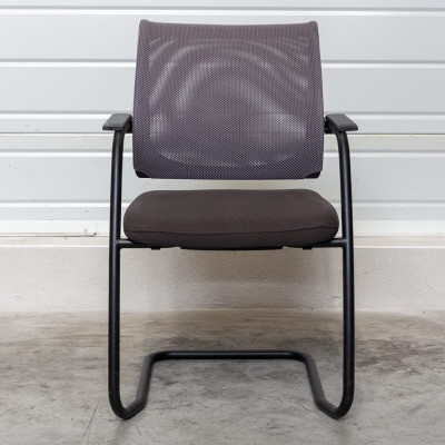 Chaise SEDUS Netwin Taupe / Gris