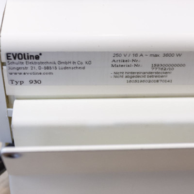 EVOline 2 prises secteur Blanc