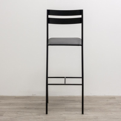 Tabouret en métal Noir