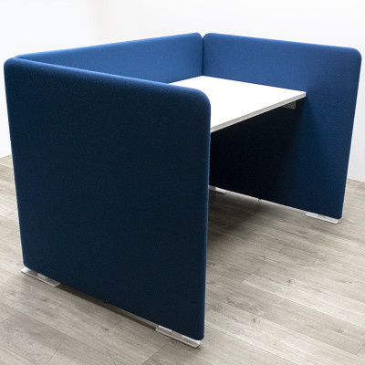 Bureau acoustique Bleu L140