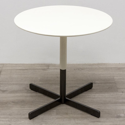 Poltrona Frau basse Cuir Blanc Ø 45