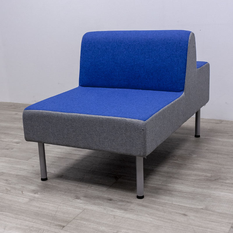 Chauffeuse Duo SOFA Gris/Bleu Élec.