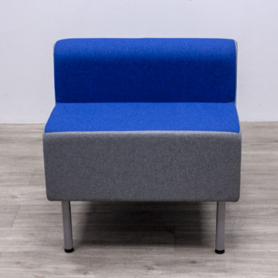Chauffeuse Duo SOFA Gris/Bleu Élec.