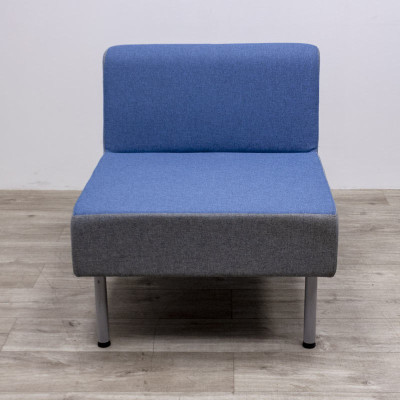 Chauffeuse Duo SOFA Gris/Bleu Clair