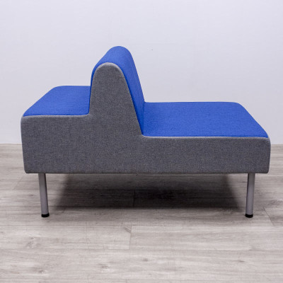 Chauffeuse Duo SOFA Gris/Bleu Élec.