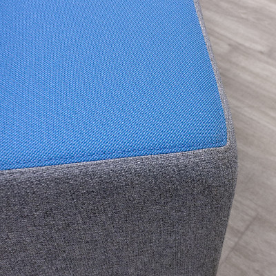 Angle Duo SOFA Gris / Bleu Ciel