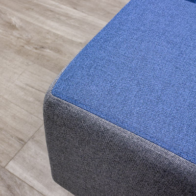 Chauffeuse Duo SOFA Gris/Bleu Clair