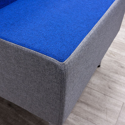 Chauffeuse Duo SOFA Gris/Bleu Élec.