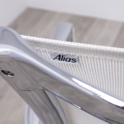 Alias Bigframe Acc. Chrome/Blanc