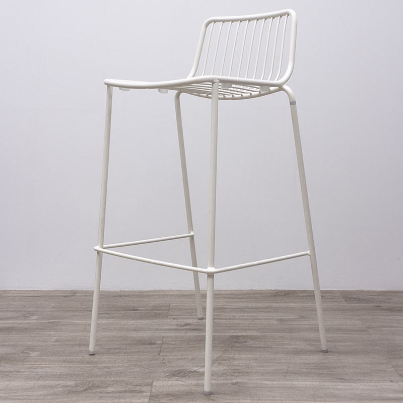 Tabouret Pedrali métal Blanc 