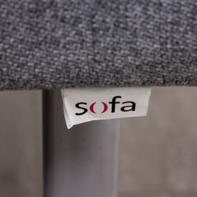 Chauffeuse Duo SOFA Gris/Bleu Élec.