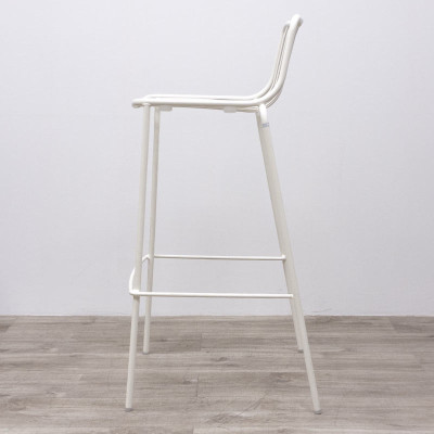 Tabouret Pedrali métal Blanc 