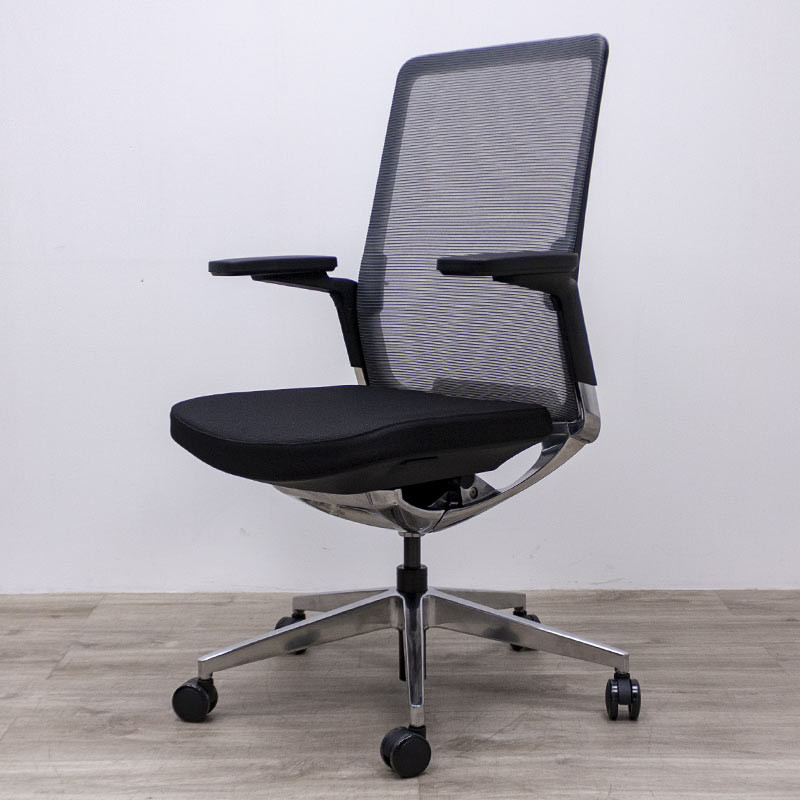 Fauteuil LIMA 4D Gris/Noir