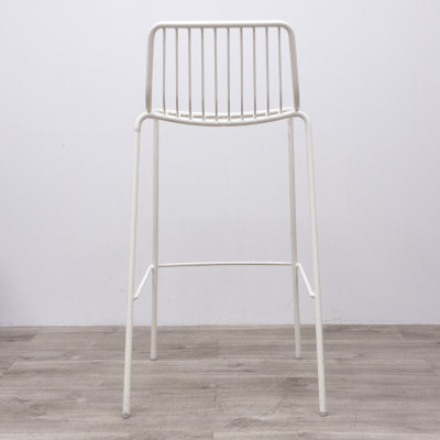 Tabouret Pedrali métal Blanc 
