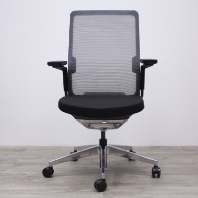 Fauteuil LIMA 4D Gris/Noir