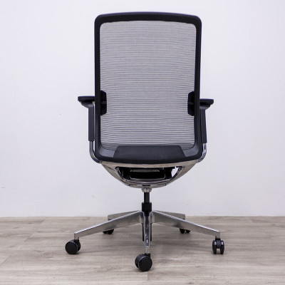 Fauteuil LIMA 4D Gris/Noir