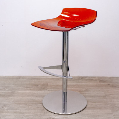 Tabouret réglable en hauteur Rouge