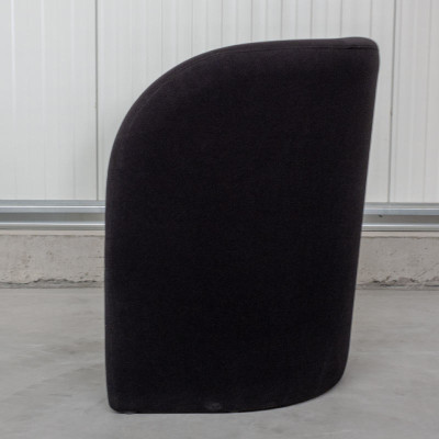 Chauffeuse en tissu Noir