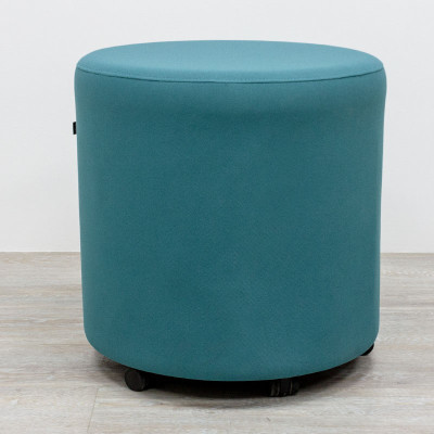 Pouf MDD à roulettes Bleu Azur