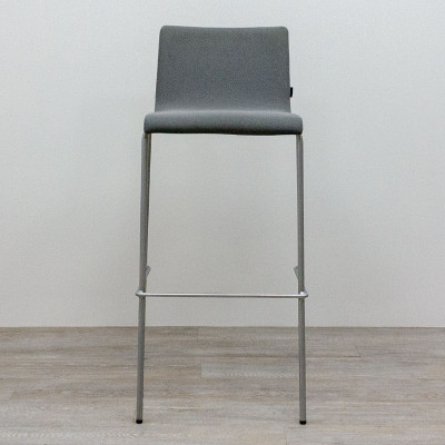 Tabouret haut PEDRALI en tissu Gris
