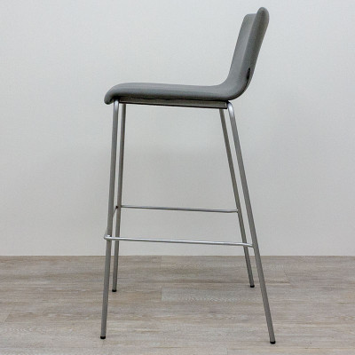 Tabouret haut PEDRALI en tissu Gris
