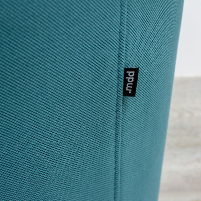 Pouf MDD à roulettes Bleu Azur