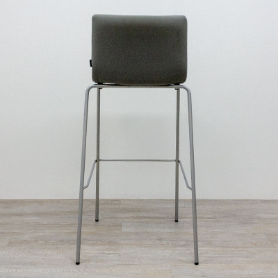 Tabouret haut PEDRALI en tissu Gris