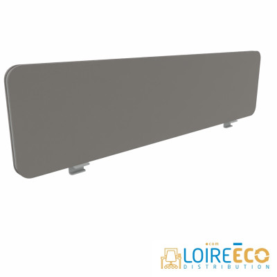 Cloison de bureau L139 H 35 Gris